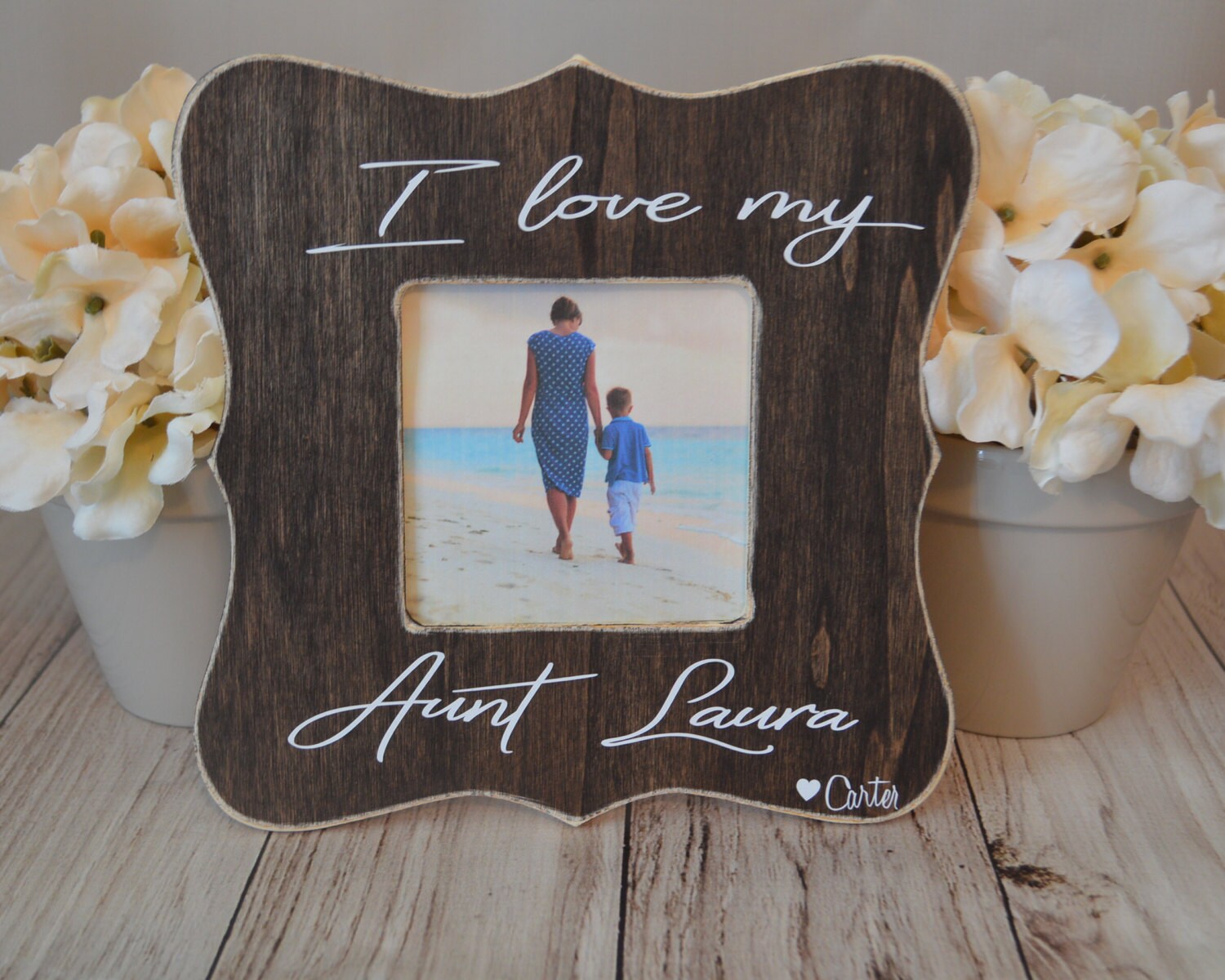 Aunt picture frame Custom picture frame I love my aunt picture frame