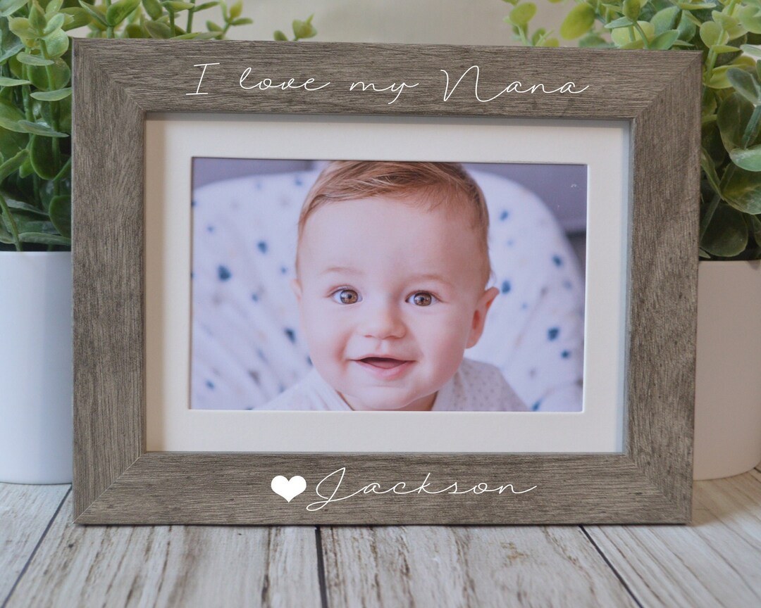 4x6 Nana Picture Frame, Custom Picture Frame, Nana Frame, Mother's Day