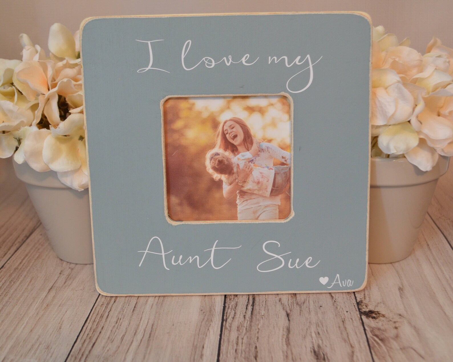 Aunt picture frame Custom picture frame I love my aunt Etsy