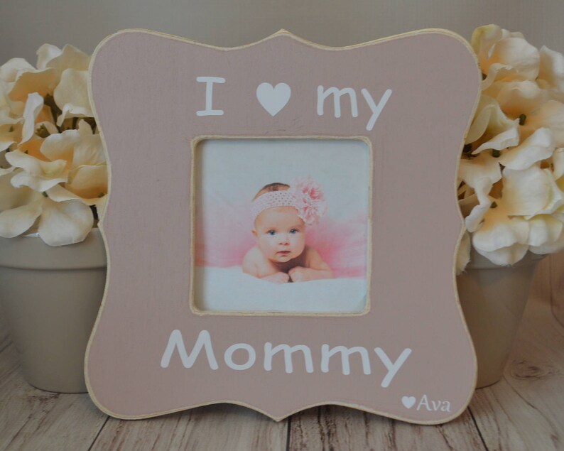 Mom Picture Frame Custom I Love My Mommy Image 0
