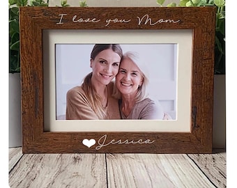 Personalized Mom Picture Frame: Custom 4x6 Photo Gift Mother’s Day