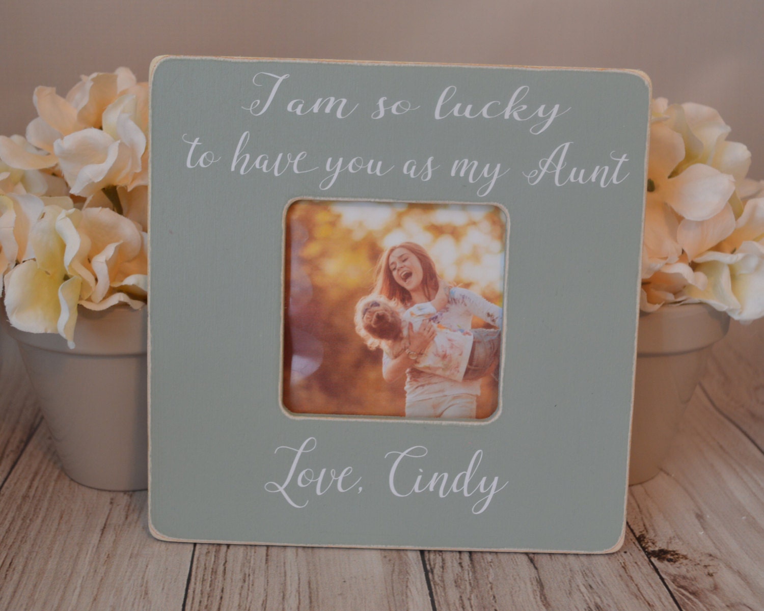 Aunt picture frame Custom picture frame I love my aunt Etsy