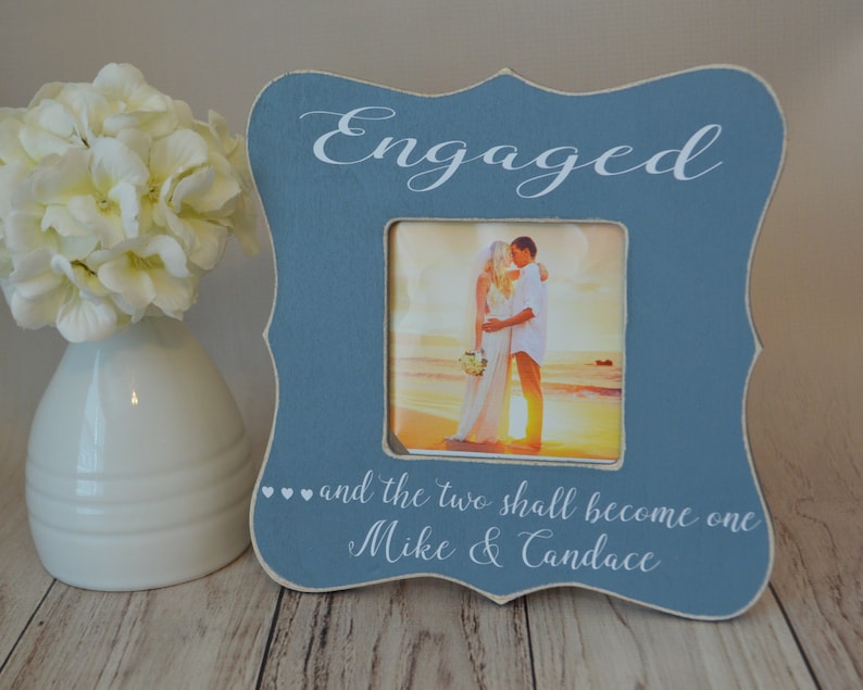 personalized picture frame Engagement picture frame wedding gift wedding picture frame picture frame custom picture frame