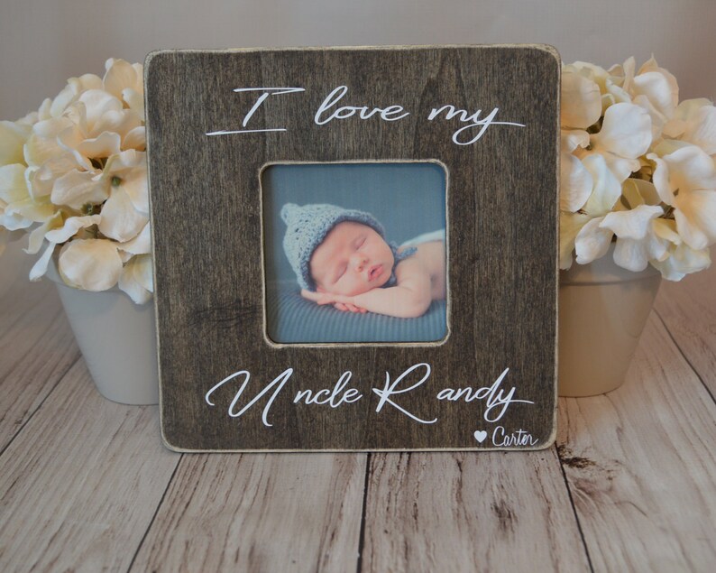 Uncle picture frame Custom picture frame I love my uncle Etsy