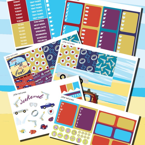 Romeo + Juliet Weekly Planner Stickers - Vertical Erin Condren