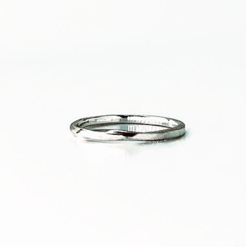 Twisted Eternity Ring Love Ring for Women Commitment Ring Dainty Stacking Ring Amore Ring Mobius Ring