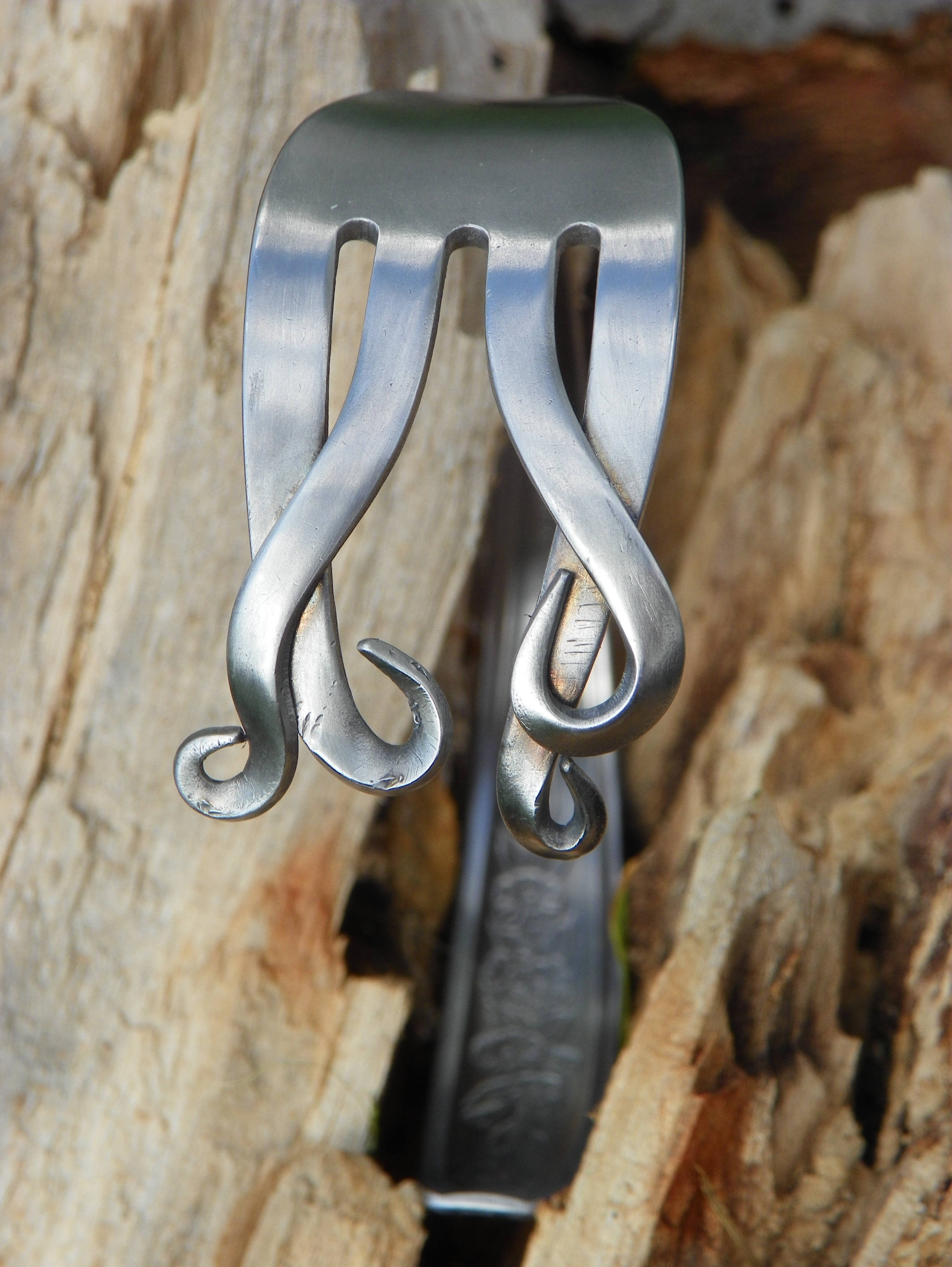 Fork Bracelet, Cuff Bracelet, UpCycled Fork Cuff Bracelet, EcoFriendly Minimalist, Reclaimed