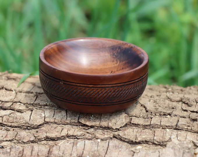 Black Walnut Bead Bowl
