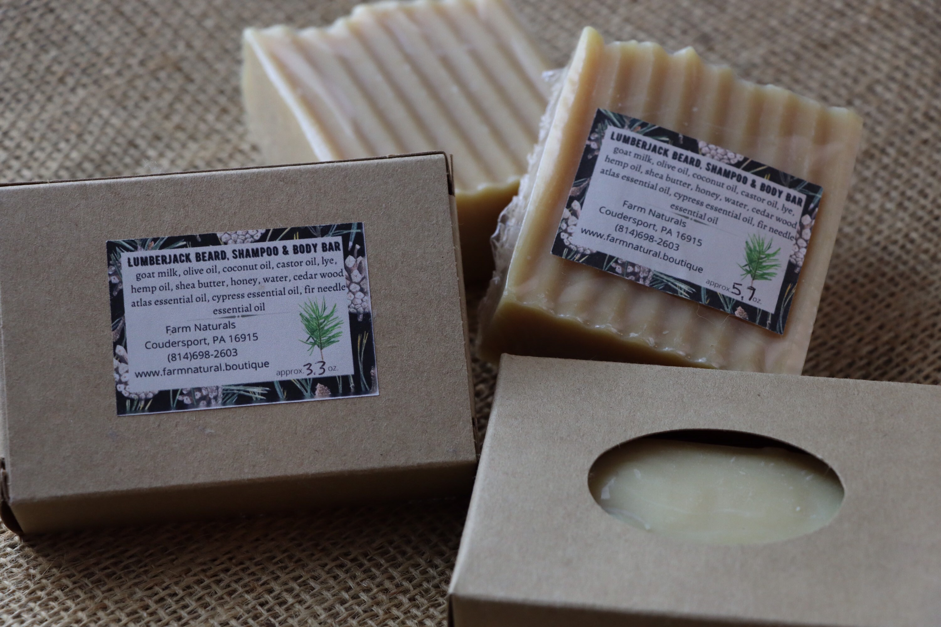 O Naturals 3-Pcs Goat Milk Soap - Natural Soap, Goats Milk Soap - Bar Soap  Goat