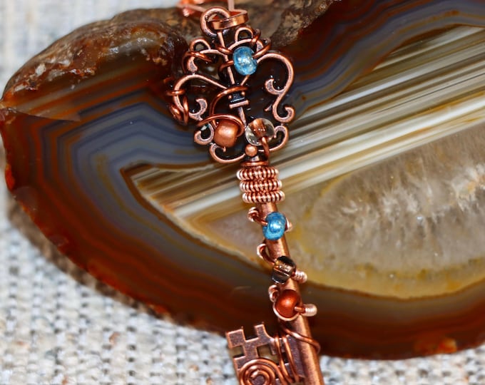 Steampunk Skeleton Key Zipper Pull/ Purse Charms