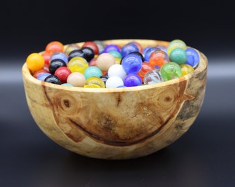 Aspen Wood Bowl, Decorative Wood Bowl For Candy Dish, Trinkets, Etc.