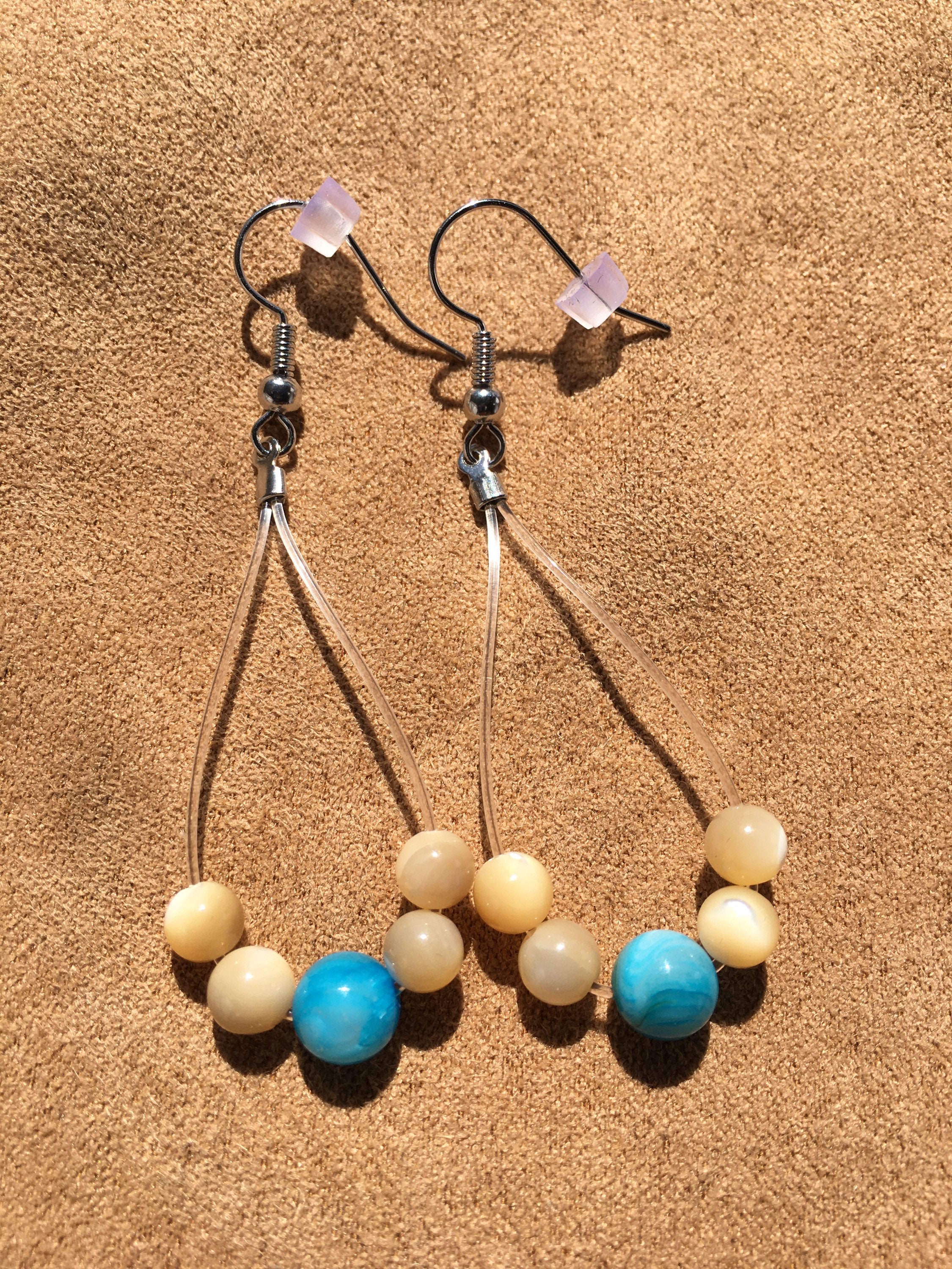 Tear-drop Guitar String Earrings — Lauren Anderson