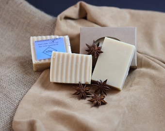 Goat Milk Soap, Fisherman’s Fancy, Essential Oil Soap, Palm-Free, Free of Artificial Dyes or Fragrances