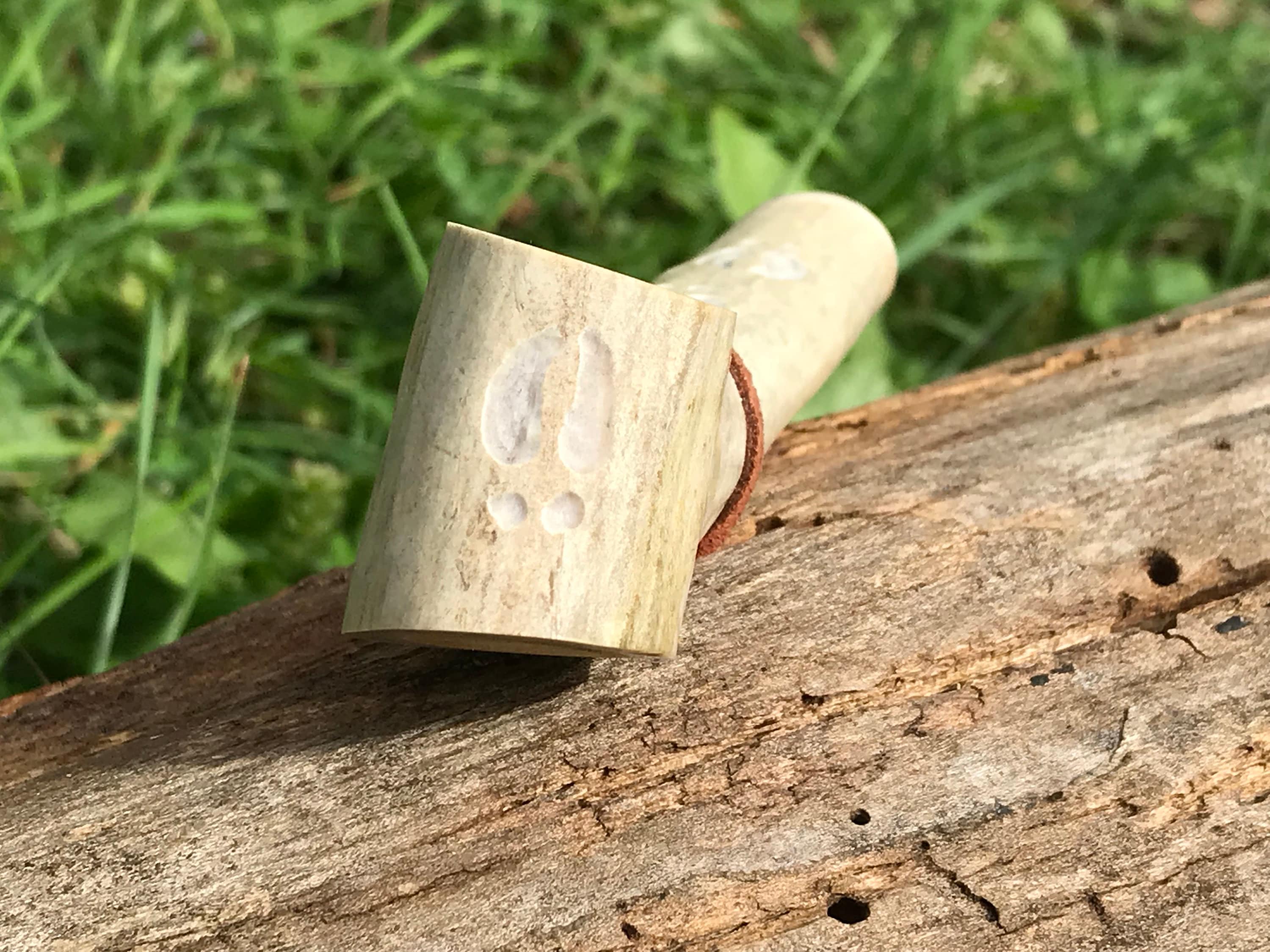 Tobacco Pipe, Deer Antler Tobacco Pipe, Large One Piece Tobacco Pipe W