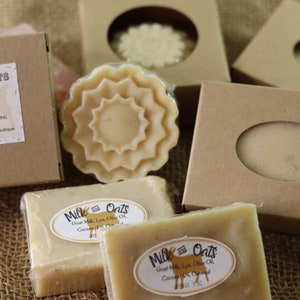 Goat Milk Soap, Simply Oats, Palm Free, No Artificial Dyes or Fragrances