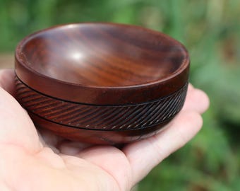 Black Walnut Bead Bowl