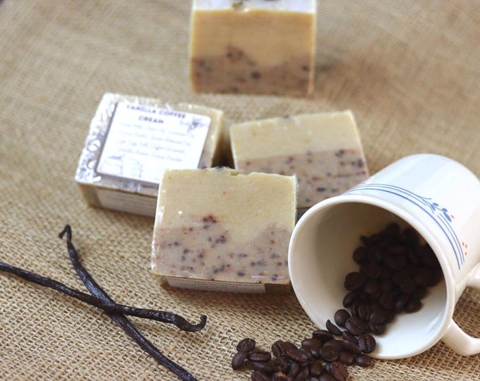 Goat Milk Soap, Vanilla Coffee Cream, Fresh From the Farm Milk & Eggs, Artisan Soap