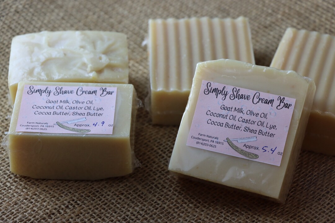 Goat Milk Shaving Cream Bar Etsy