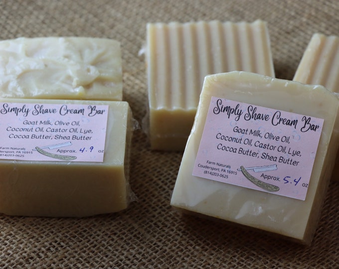 Goat Milk Shaving Cream Bar