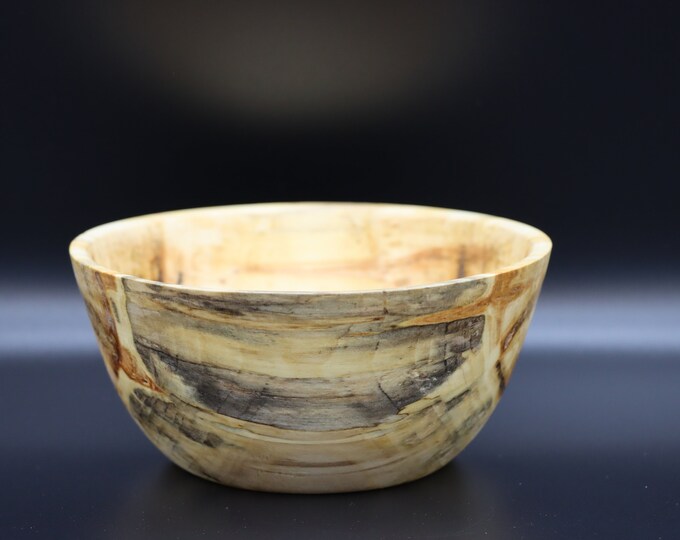 Aspen Wood Bowl Lathe Turned Wooden Bowl Country Living Etsy