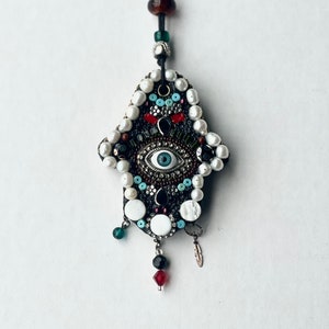 Hamsa, Hamsa wall decor, Mosaic hamsa wall hanging, beads mosaic Hamsa, Khamsa,Amulet, Hand of Fatmi, Judaica Hamsa