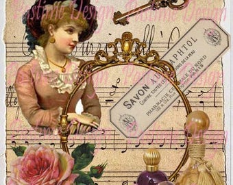 Vintage Ephemera,vintage digital collage sheet,digital decoupage sheet,vintage accessories image,scrapbook,victorian style,instant download