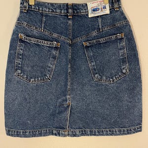 The Gap Work Force Vintage 80-tals blå jeanskjol i bomull, storlek 11/12