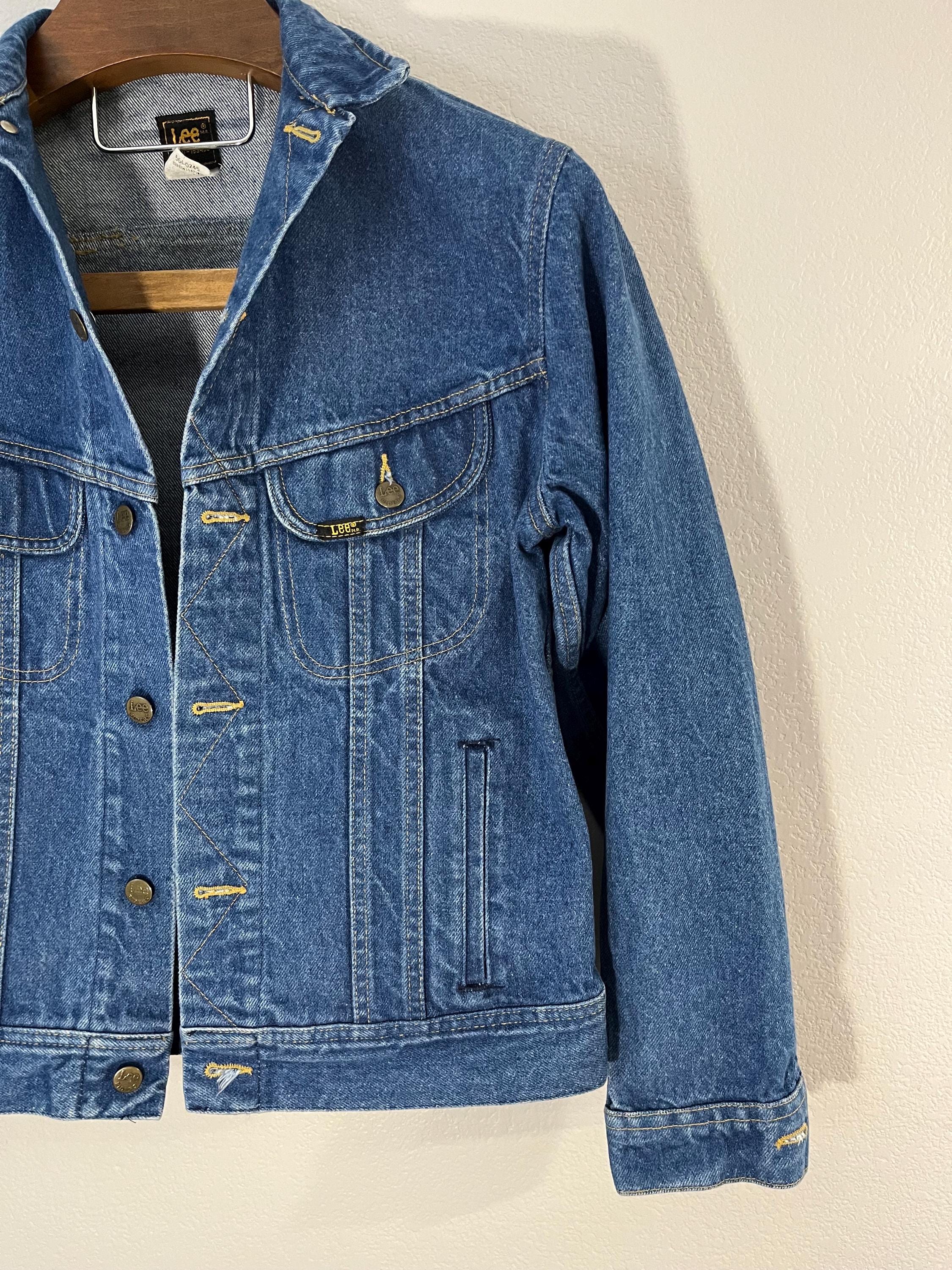 【80s】Lee denim jacket 153438 USA製 Lee Riders M.R. PATD-153438 70s 80s Vintage Medium Denim Jean