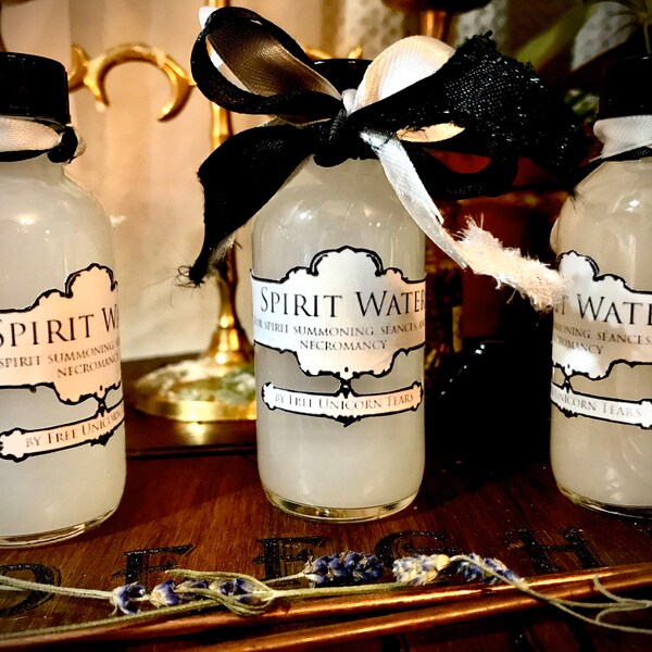 Spirit Water - For Séances, Spirit Communication, and Necromancy - Spiritualism - Séance - Witchcraft - Occult - Magick - Altar - Conjuring