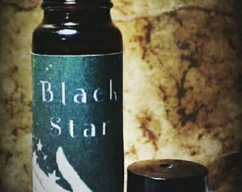 Black Star Perfume - Women's Fragrance - Roll On Perfume - Magick Potion - Witch Perfume - Essential Oils - Fragrance - Witchy - Magic