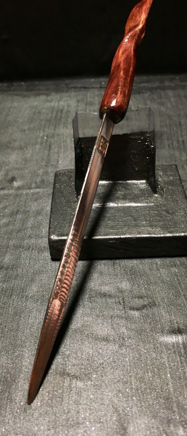 Custom Hand Carved Wooden Handle LetterOpener Etsy