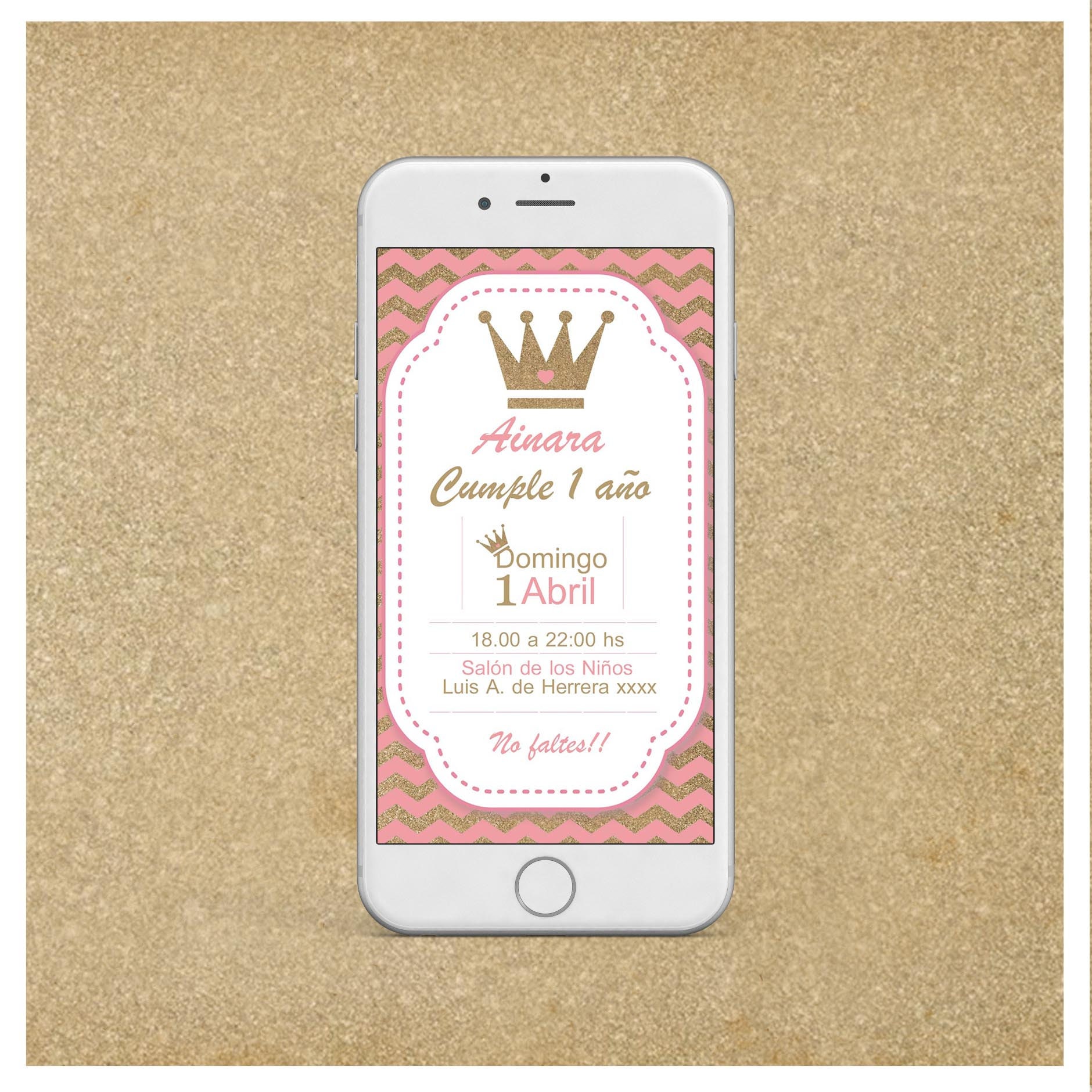 Invitation numérique à envoyer par whatsapp courriel - Etsy France