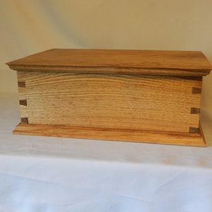 Keeping box solid butternut dovetailed