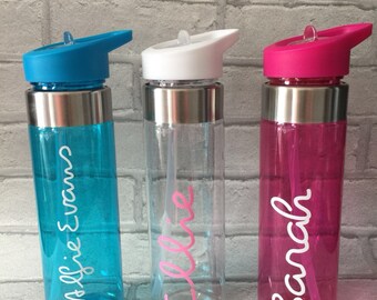personalized water bottle etsy