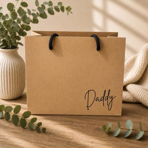 Personalised Fathers Day Gift Bag, Fathers Day Gift Bag, Fathers Day Gift, Personalised Gift Bag, Daddy Gift Bag image 4