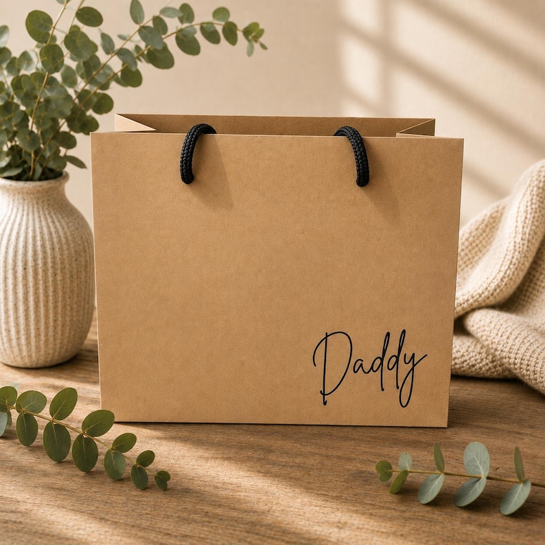 Personalised Fathers Day Gift Bag, Fathers Day Gift Bag, Fathers Day Gift, Personalised Gift Bag, Daddy Gift Bag image 4