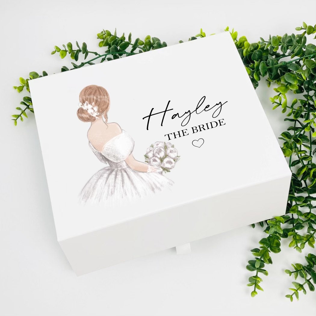 Bride Gift Box Personalised Gift Box Bride Gift Bride to Be Etsy UK
