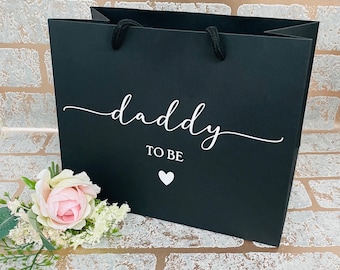 Personalised Name Gift Bag, Daddy To Be Gift Bag, Special Occasion Gift Bag, Personalised Gift Bag, Daddy To Be Gift Bag, Fathers Day Gift