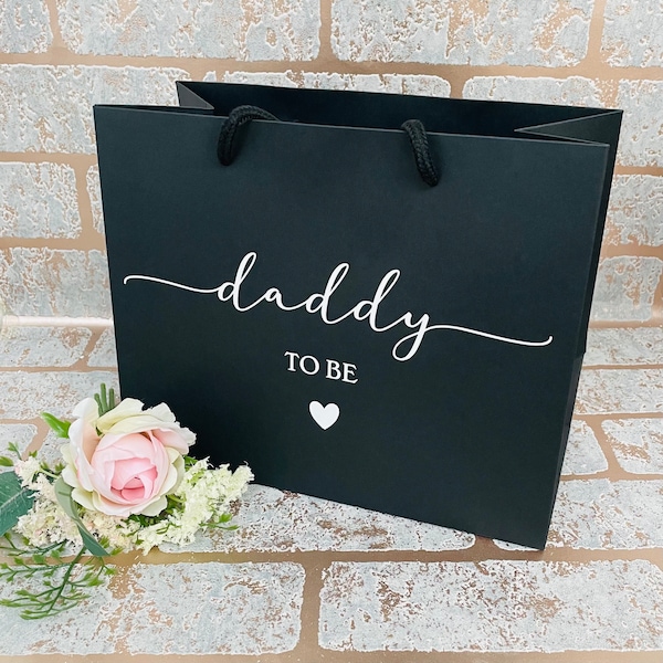 Personalised Name Gift Bag, Daddy To Be Gift Bag, Special Occasion Gift Bag, Personalised Gift Bag, Daddy To Be Gift Bag, Fathers Day Gift