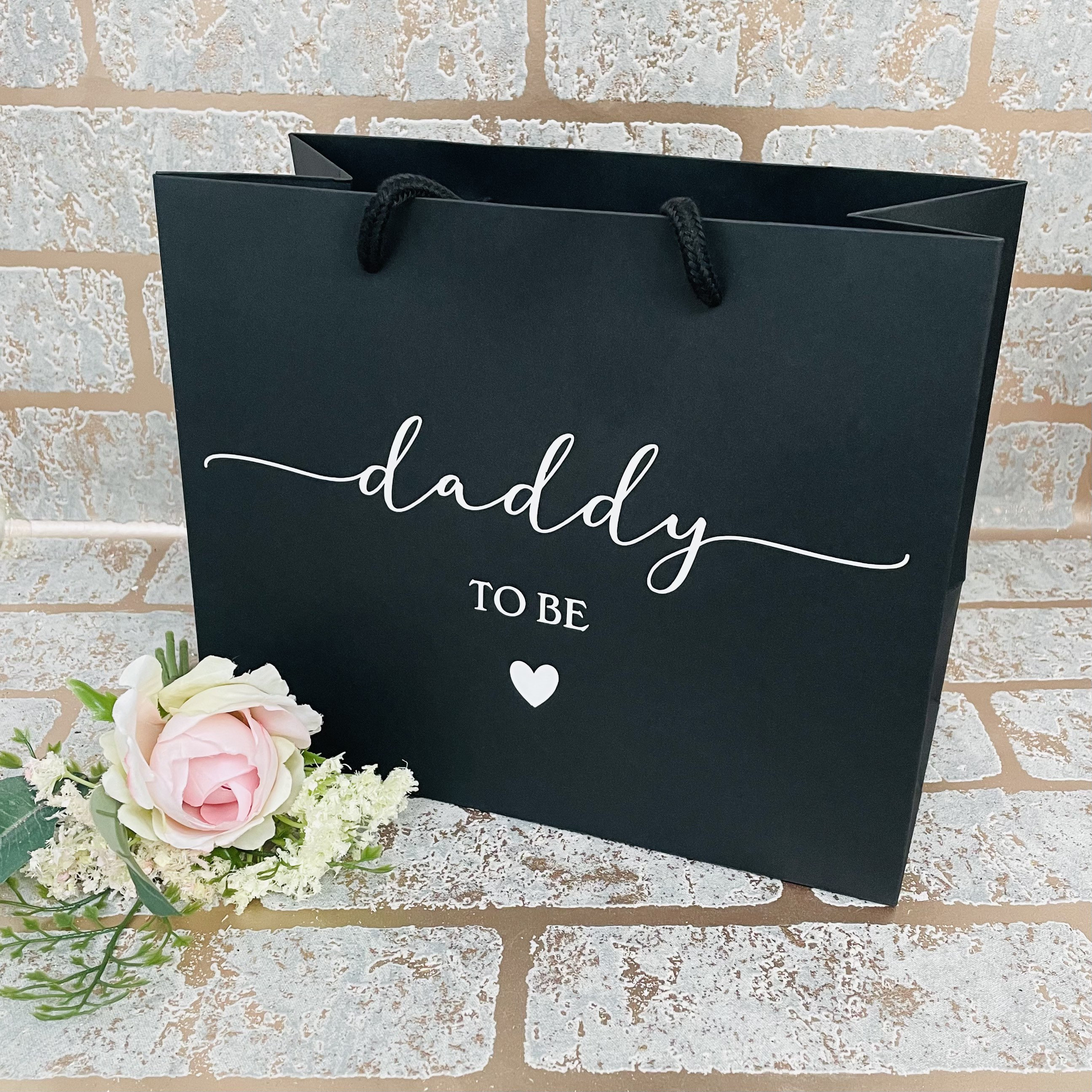 Personalised Name Gift Bag Daddy To Be Gift Bag Special - Etsy