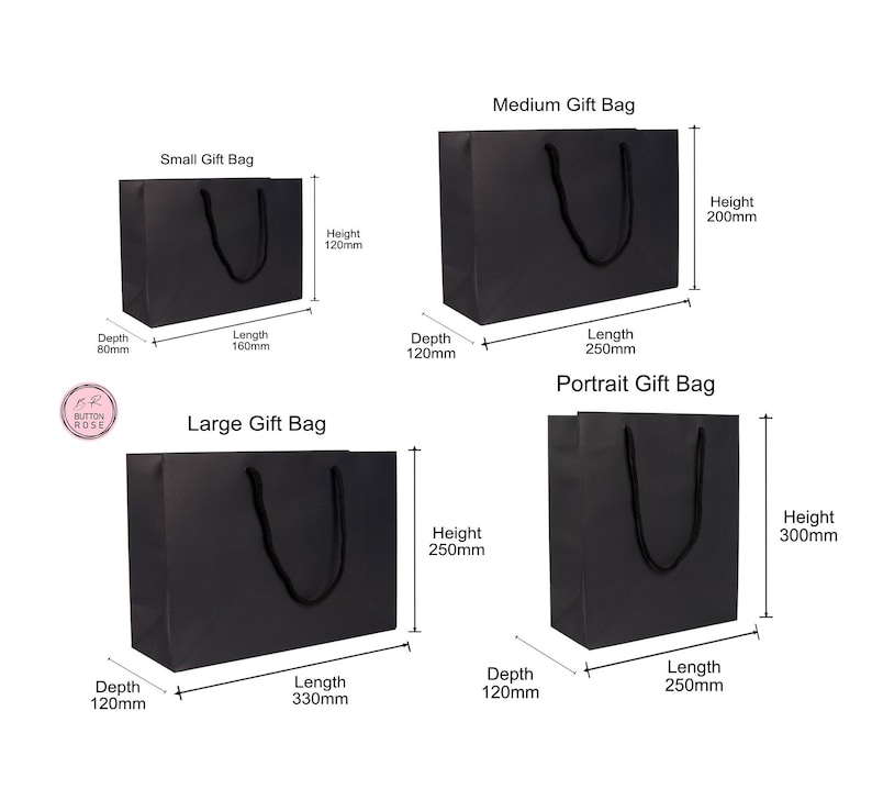 Personalised Name Gift Bag Birthday Gift Bag Special Etsy