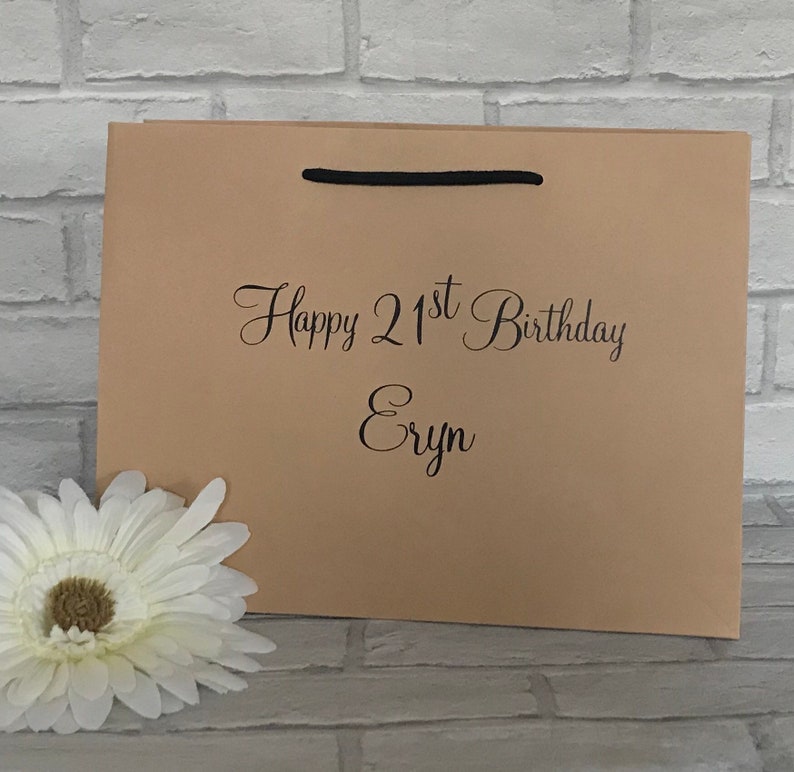 Personalised Birthday Gift Bag Birthday Gift Bag Special Etsy UK