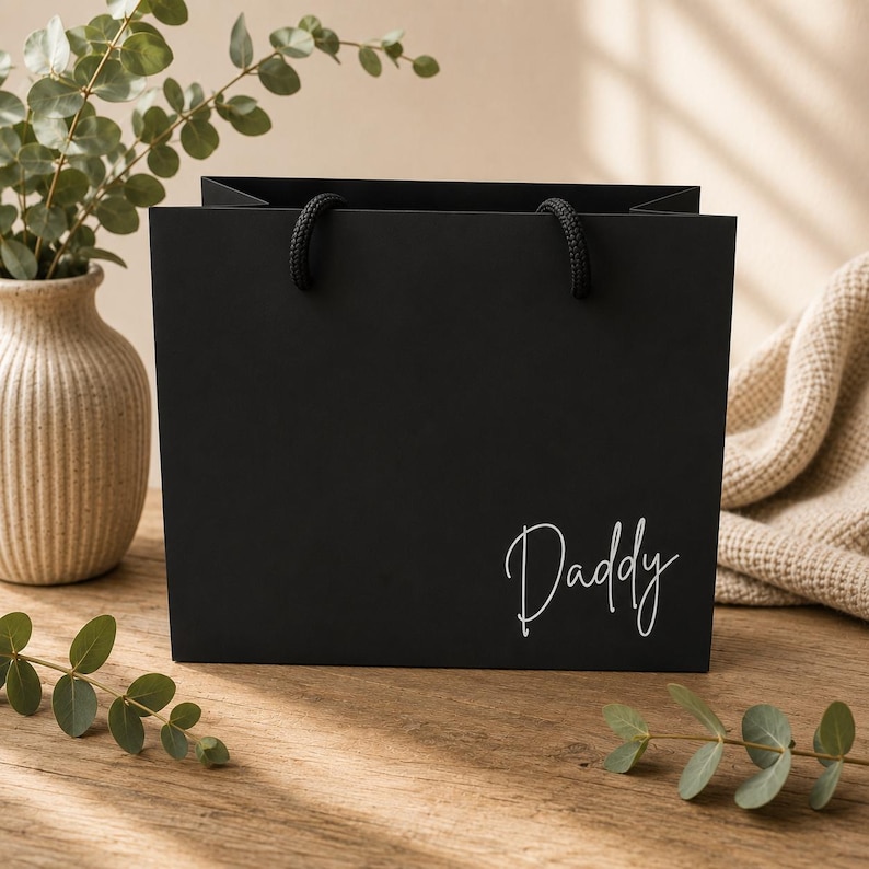 Personalised Fathers Day Gift Bag, Fathers Day Gift Bag, Fathers Day Gift, Personalised Gift Bag, Daddy Gift Bag image 1