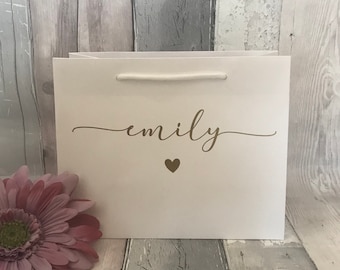 Nombre personalizado Geschenktasche, Geburtstag Geschenktasche, besondere Gelegenheit Geschenk-Tasche, personalisierte Geschenk-Tasche