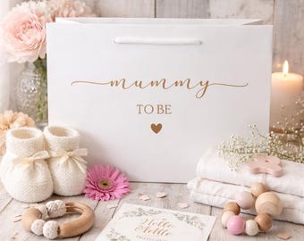 Personalisierte Name Geschenktasche, Mummy To Be Geschenktasche, Geschenktasche für besonderen Anlass, personalisierte Geschenktasche, Mommy To Be Geschenktasche