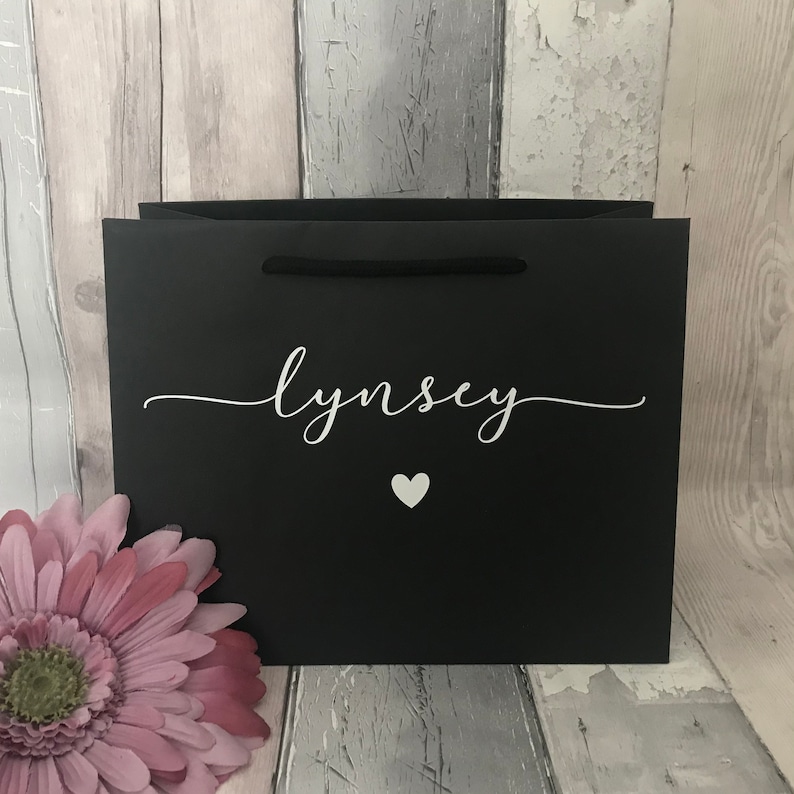 Personalised Name Gift Bag Birthday Gift Bag Special Etsy