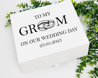 Personalized To My Groom Gift Box: Wedding Keepsake