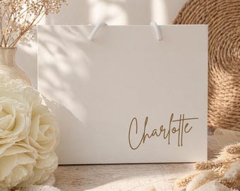 Personalised Name Gift Bag, Birthday Gift Bag, Special Occasion Gift Bag, Personalised Gift Bag