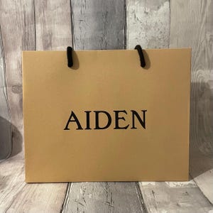Personalised Name Gift Bag, Birthday Gift Bag, Special Occasion Gift Bag, Personalised Gift Bag