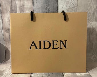 Personalized Name Gift Bag: Special Occasion Keepsake